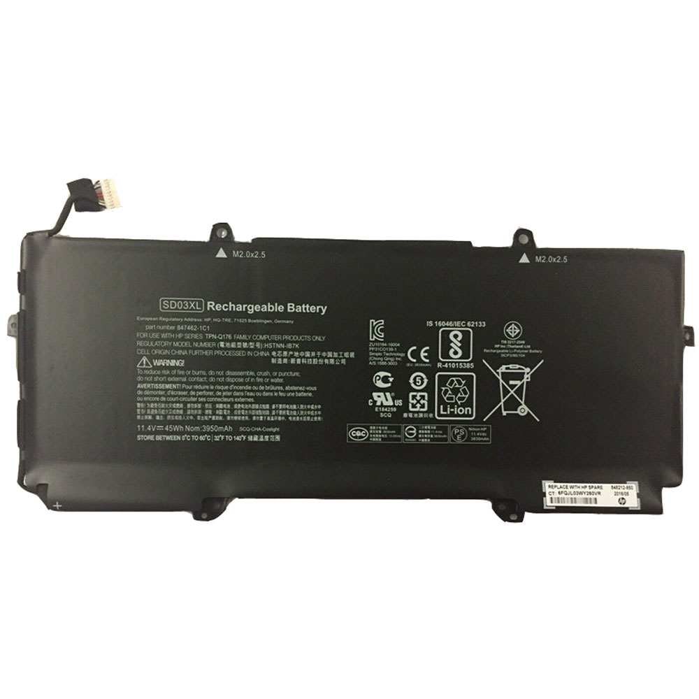 Batería para 924844-421-HSTNN-LB8D-HSTNN-LB8E-3ICP3/90/hp-SD03XL